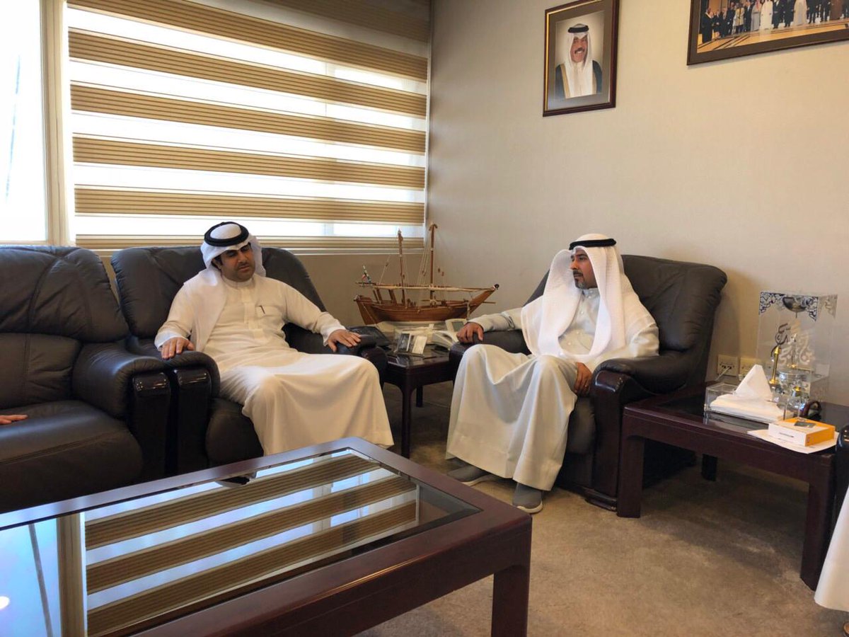 استقبل وكيل #قطاع_الاخباروالبرامج_السياسية محمد بن ناجي المذيع سلمان بن محمد المالكي من هيئه الاذاعه والتلفزيون بالمملكه العربية #السعوديه الشقيقة وذلك في اطار التبادل الاخباري بين دول #مجلس_التعاون_الخليجي
#الكويت
<a href="/SaudiBrodcast/">سعودي بودكاست SBC</a>