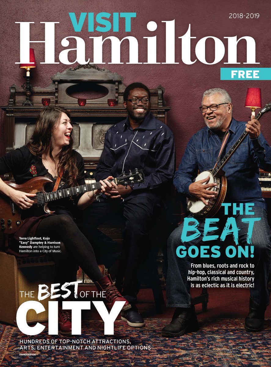 TourismHamilton's tweet photo. #NTK what all the buzz is about #HamOnt?! Grab a 2018-2019 #VisitHamilton for the scoop on food, drink, attractions, festivals, where to stay, what to do... Check it out! https://t.co/rwL8j4ASMk @HamiltonMag https://t.co/lYnxFad81I