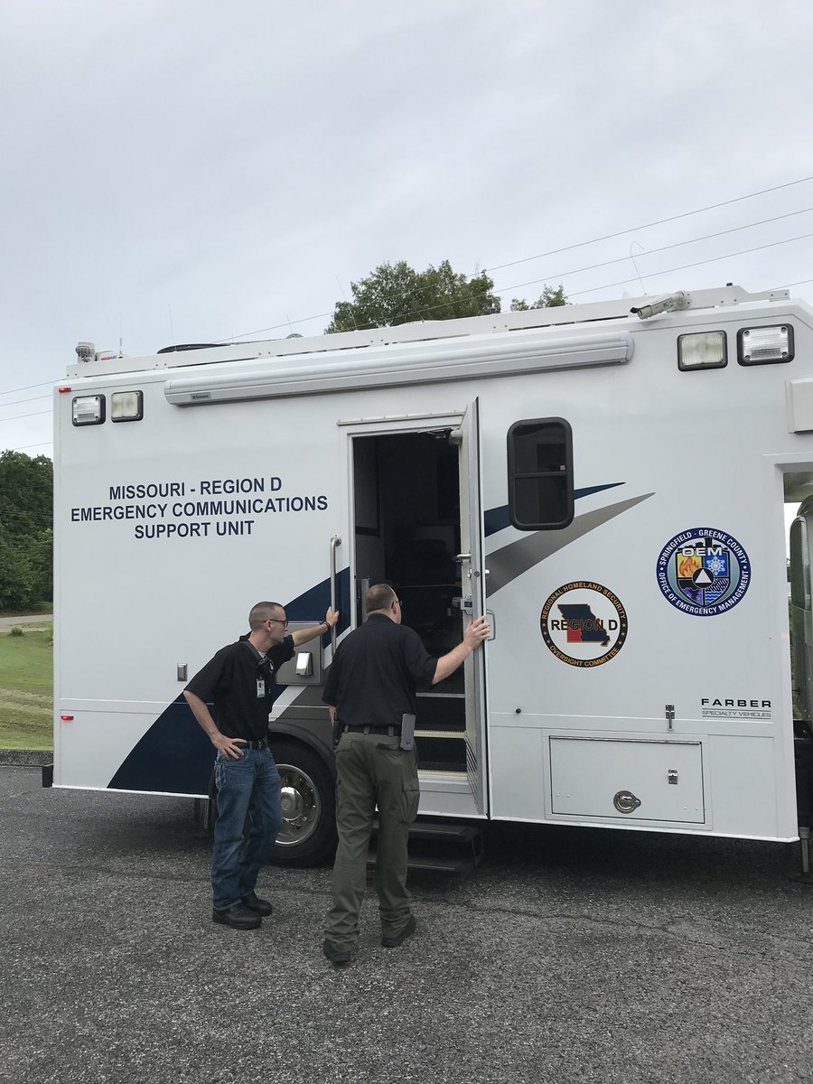 Region D comm unit here to support Ozark County sheriffs office.