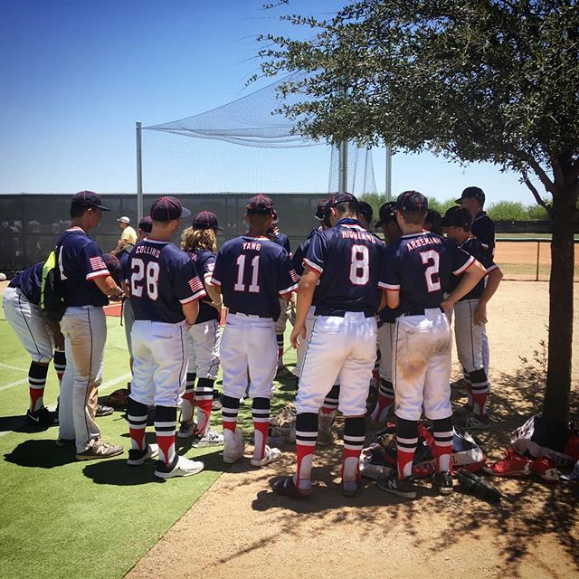 Showtime_WA's tweet photo. Showtime Junior Prep/15U North was victorious over San Diego Hustle, 8-3, at the USA Baseball National Team Championships West 15U in Arizona. #goshowtime #showtimebaseballnorthwest #respectthegame #baseball #tournament #team #workhardplayhard #hardworkp… https://t.co/hmzyODjUNB https://t.co/dx4DtUnmQu