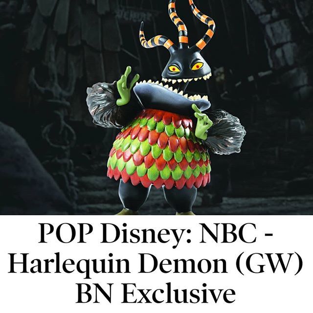 nightmare before christmas harlequin demon pop