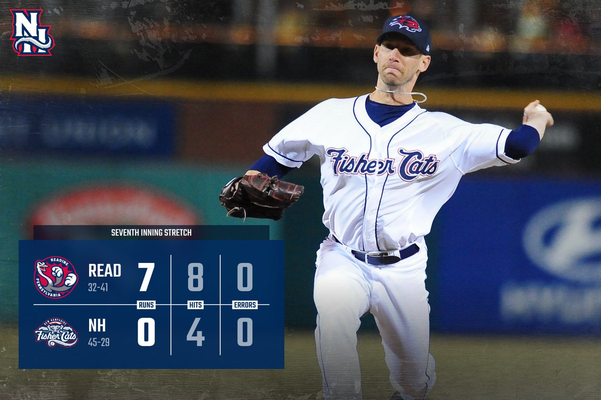 FisherCats's tweet photo. Craig Breslow is back in business! He gets through a scoreless 7th inning. #IgnoreTheScore https://t.co/Tb0O3xkhVE