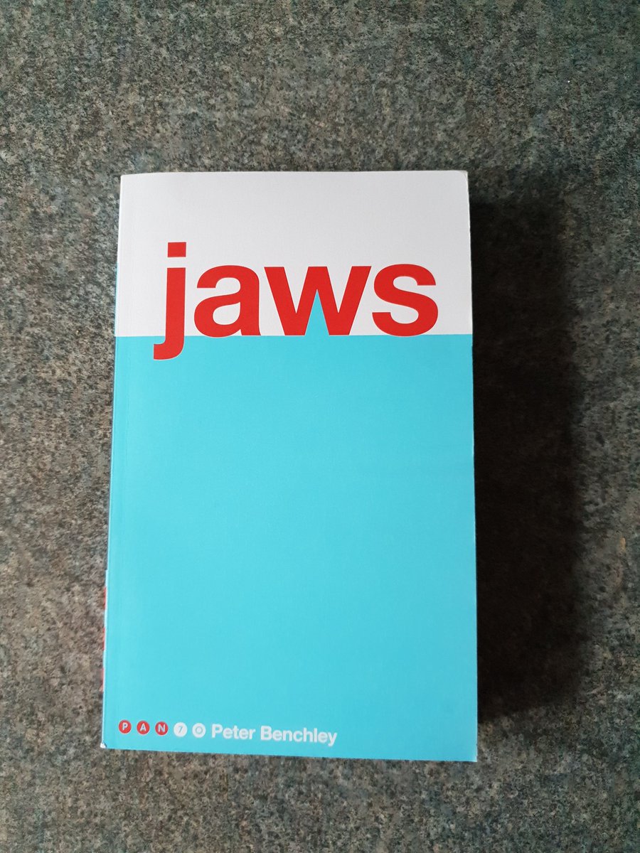 bowzer8's tweet photo. Reading for tonight. #100thtime #jaws @thedailyjaws https://t.co/fbnmylsMx3