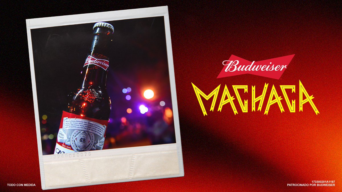 BudweiserMx's tweet photo. @MachacaFestival esto no es un adiós, es un... ¡Nos vemos en 2019! 🤩  #BudweiserMachaca https://t.co/KTbiW03fGx