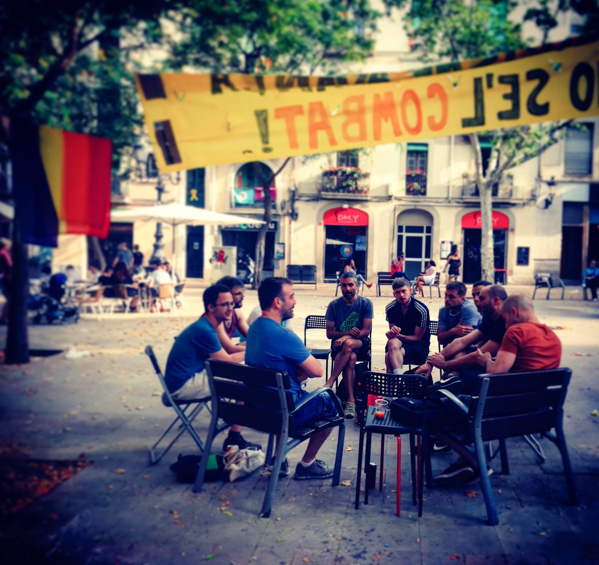 atzagaia's tweet photo. Avui fem assemblea oberta marika a la plaça Osca de Sants. Recuperem les places. No volem un barri, volem el mon sencer #marikes #queer #transfeministes #28dejuny #LGBTI https://t.co/NnbGAWhPiW