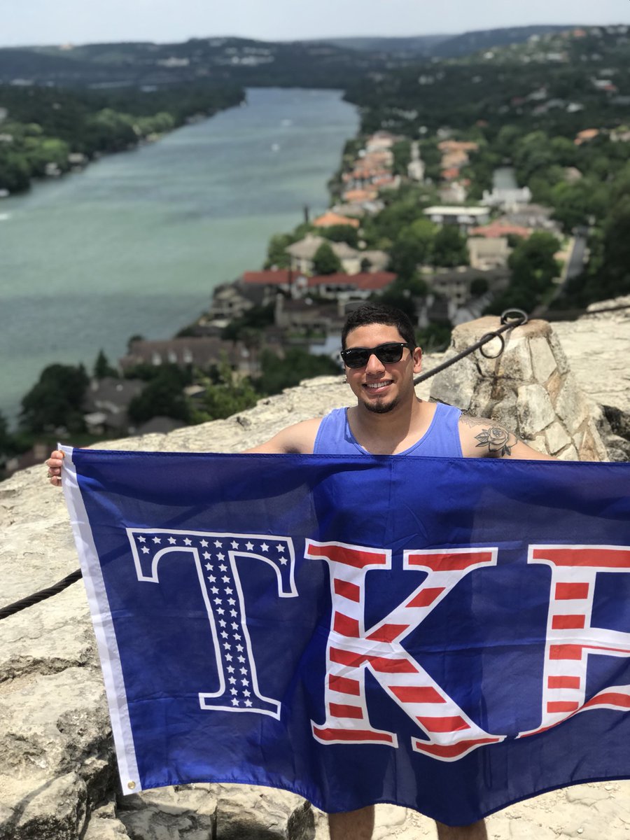 SHSU_TKE's tweet image. Let’s wish a happy birthday to our current Histor and an outstanding frater Kenny Torres! Kenny, thank you for doing all you can to make our chapter great. #TKE #RhoRho