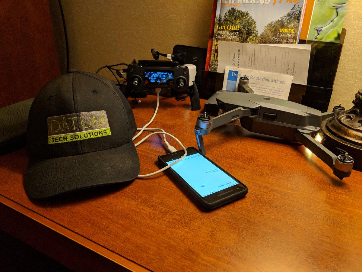 GuizzettiEric's tweet photo. Getting ready to fly updating my little #MavicPro #dji #datumtechsolutions #sitescan https://t.co/VgNSQaxJtd