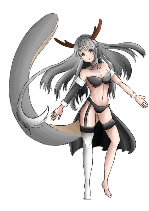 しっぽのうろこ難しいなあ。どうしよ 