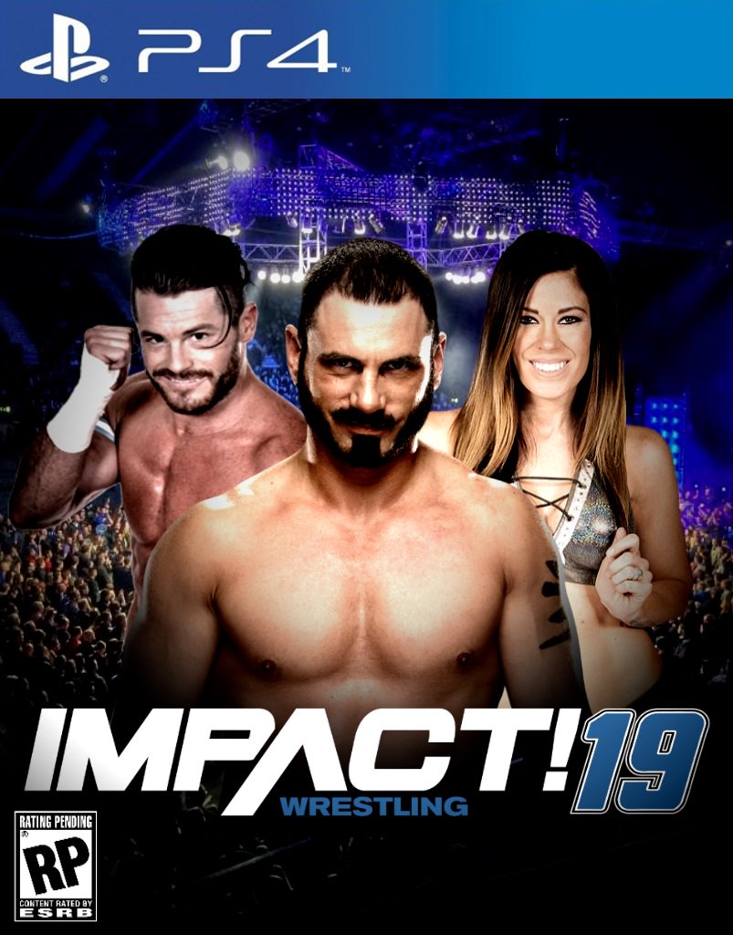 We really need a new @IMPACTWRESTLING video game! Please IMPACT consider it. This would be great for the wrestling community & the company! Hope you like my cover art I made! 😎🎮 #ImpactOnPop #IMPACT19 #Wrestling #PS4 #GiveCAWCreatorsAChance #CoverArt @IMPACTonSPIKE @EdNordholm