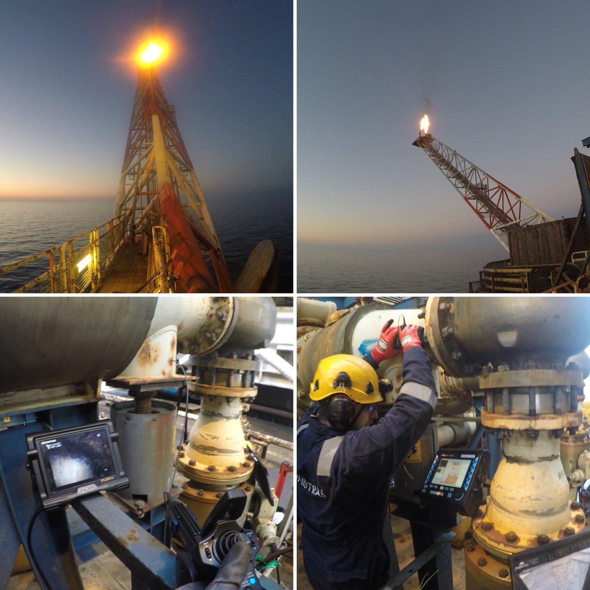 jcaccess2's tweet image. Beautiful night at work tonight doing some advanced NDT working with a mistras lads #jcaccesssolutions #inspection #mistras #olympus #offshore