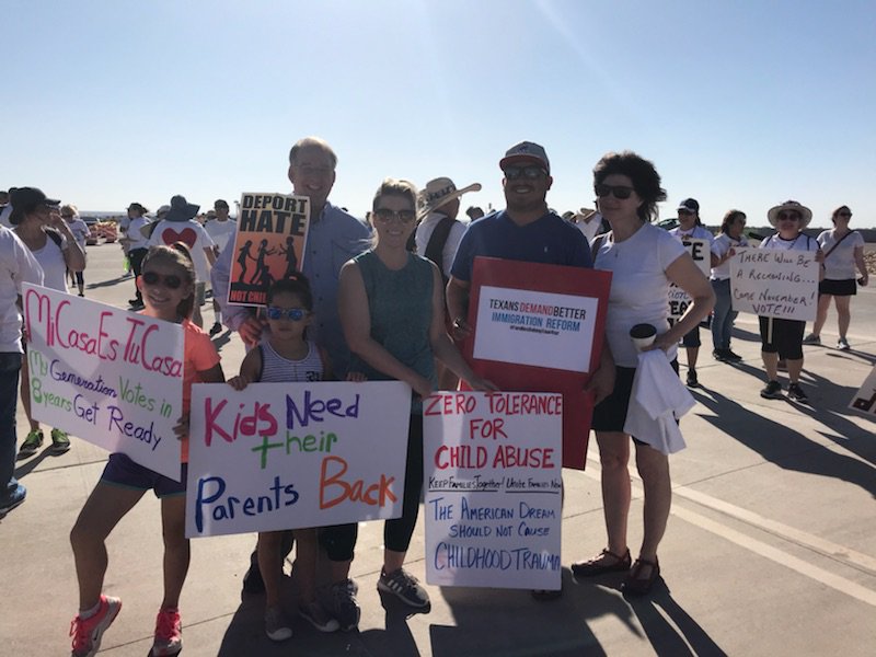 LilytheTeacher's tweet photo. Powerful day in #TornilloTX. Thank you @votolatino for the opportunity and thank you to the educators who stood with me in calling for an end to this administration's zero-compassion policies. We will not fail these families and children. #EndFamilyDetention https://t.co/LF9IJq0xk7