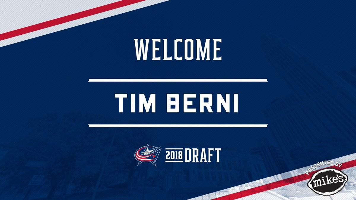 TBerni21's tweet photo. A huge honer to be part of this organisation! @BlueJacketsNHL Thanks to everyone who helped me to get to this point! https://t.co/VyVyFcfwin