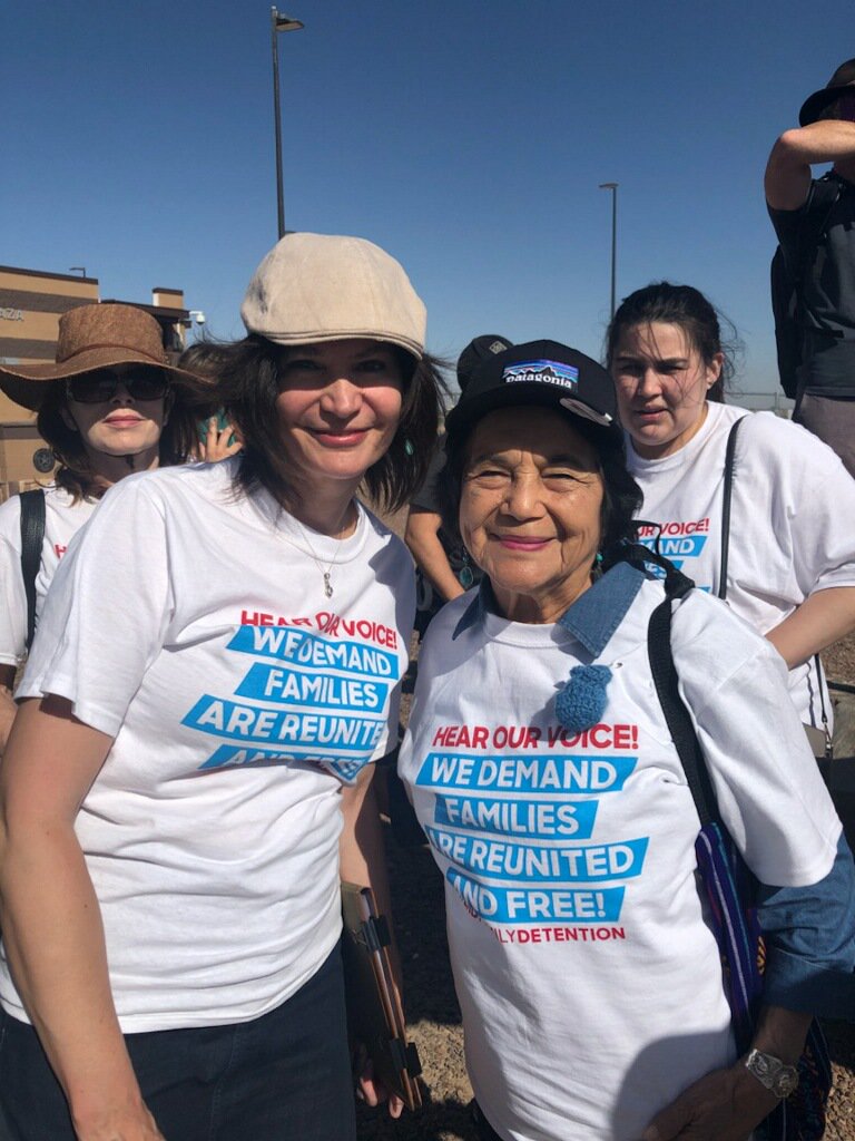 LilytheTeacher's tweet photo. Powerful day in #TornilloTX. Thank you @votolatino for the opportunity and thank you to the educators who stood with me in calling for an end to this administration's zero-compassion policies. We will not fail these families and children. #EndFamilyDetention https://t.co/LF9IJq0xk7
