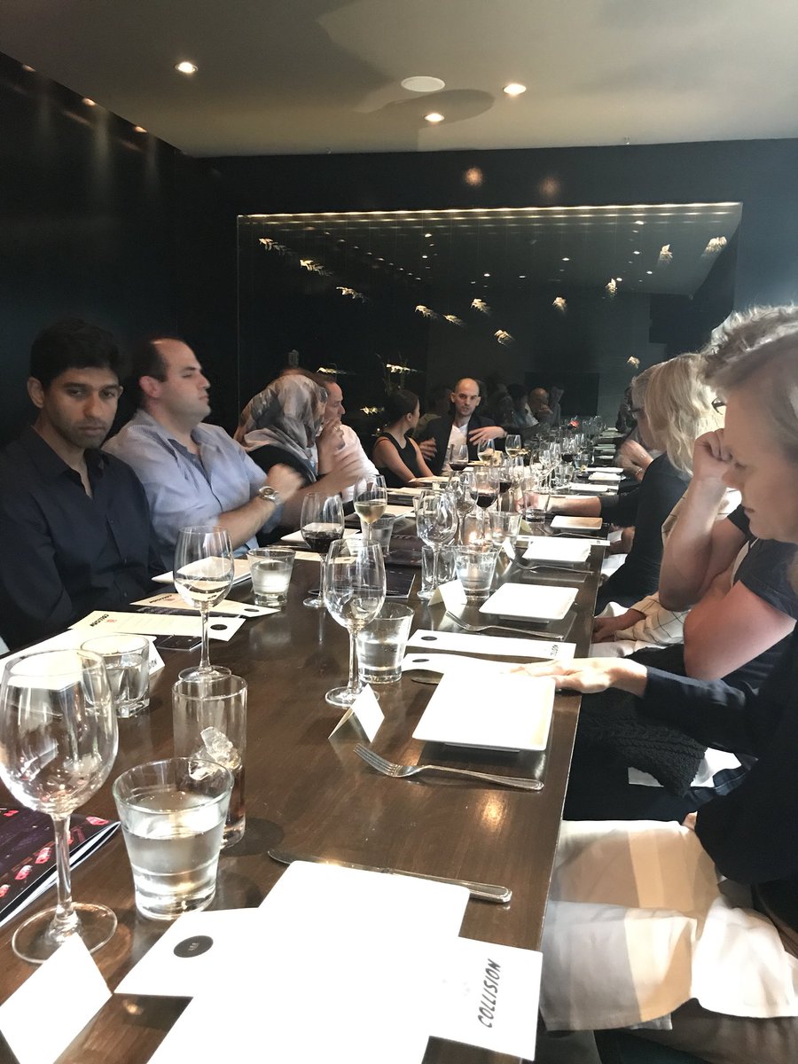 SunilSharmaCo's tweet photo. Tonight’s @CollisionHQ dinner is simply extraordinary. What an introduction to Canada’s gastronomy thanks to @susurlee and @LeeRestaurant #CollisionConf @paddycosgrave @techstars @realventures @JordanJacobs10 @FoundingTO @JohnTory #toronto https://t.co/DCNXRB3sg5