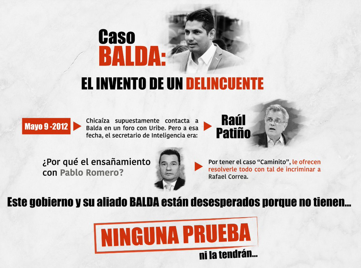 alexismier's tweet photo. No es calumnia. Este tipejo es uno de los peores ecuatorianos que se han conocido. #BaldaDelincuente y el pueblo lo sabe... https://t.co/TjRSUIeMuK