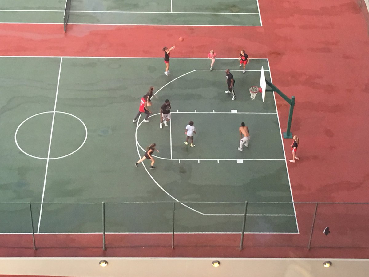 Just some casual rooftop pick-up.