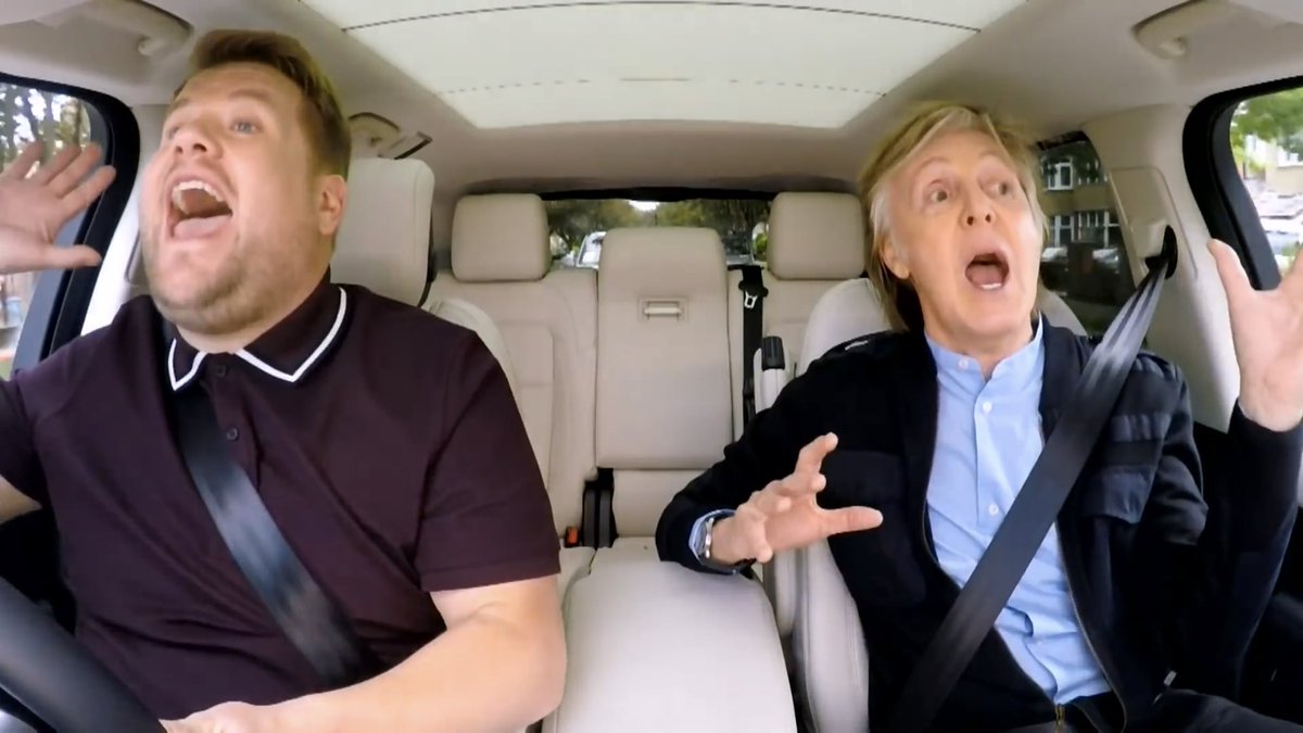 This #carpoolkaraoke with <a href="/JKCorden/">James Corden</a> and <a href="/PaulMcCartney/">Paul McCartney</a> is one of the best ways to spend 24 minutes of your life right now. I laughed, sang along, cried, and felt so much joy watching this. Go google it and enjoy. Worth your time!!! #spreadlove #lovebuildrun