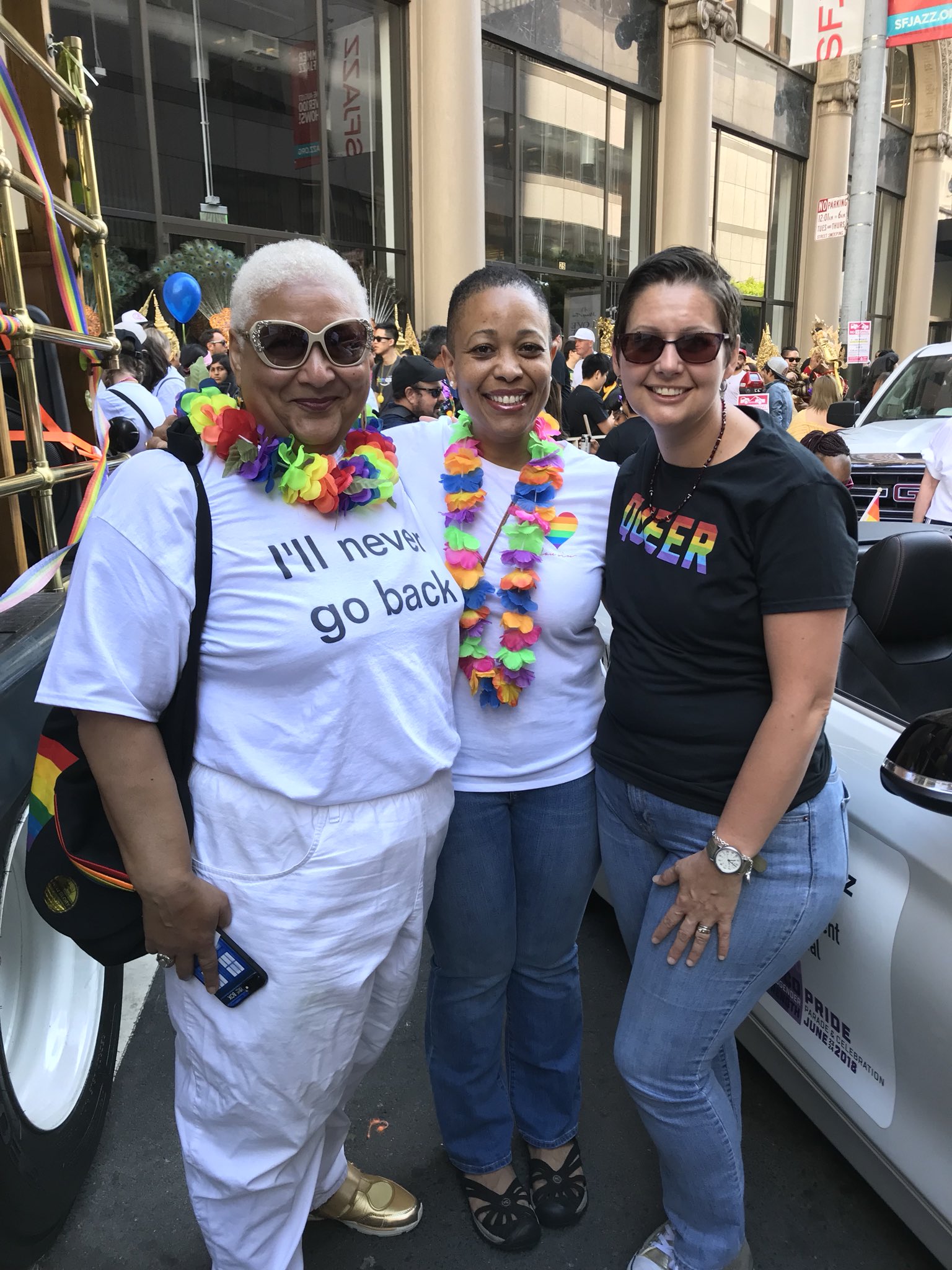 Who Simulate Newness Carolina De Robertis on Twitter: "Happy #pride y'all!!!!! Fabulous to march  with my wife of 16 years @Pamharris &amp; others, and to run into friend  &amp; legend &amp; RADICAL HOPE contributor @VampyreVamp