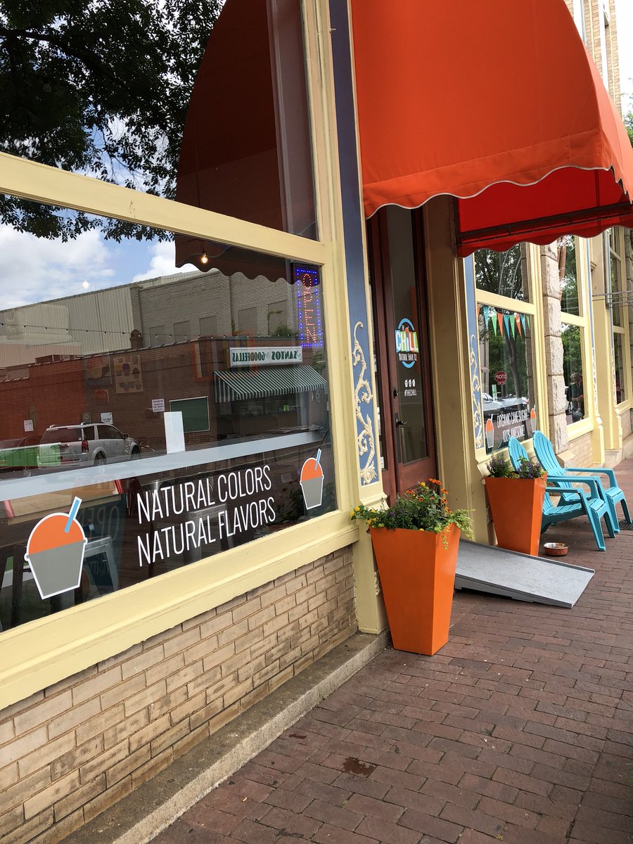 Come see us! Open until 9pm #thechill #downtownsalisbury #shaveice #sundayfunday