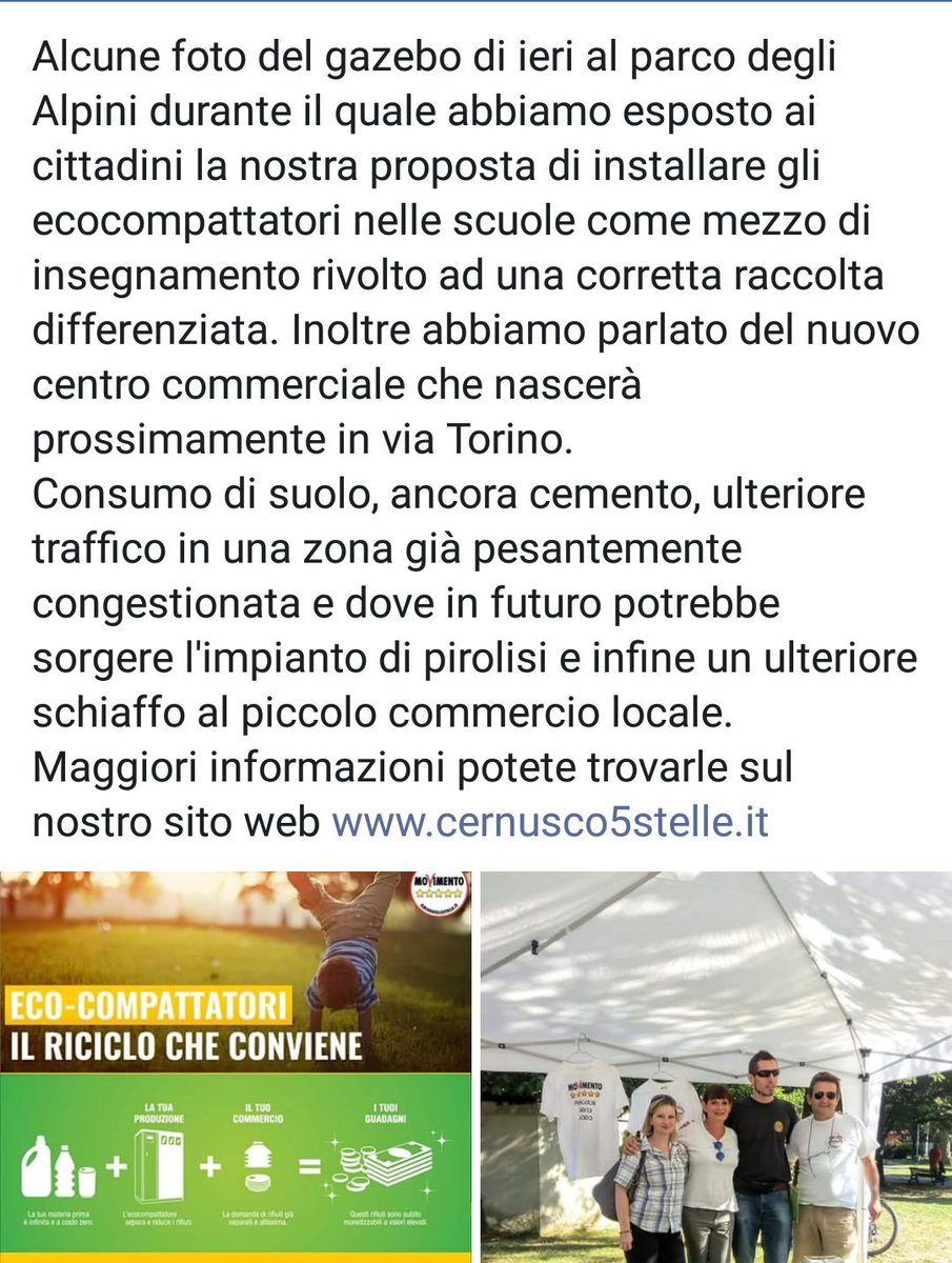 cernusco5stelle's tweet photo. https://t.co/vrOGd2wDX6 https://t.co/lZCdMgr27B