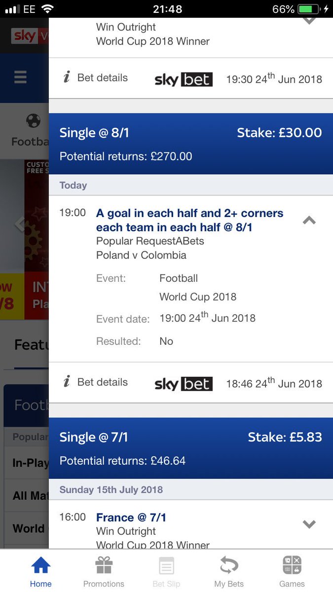 chunkythomas8's tweet photo. @SkyBetHelp @SkyBet  u paid me out then took it off me ?? Money in my account then disappeared and bet changed ??? https://t.co/gH0Et59xPt