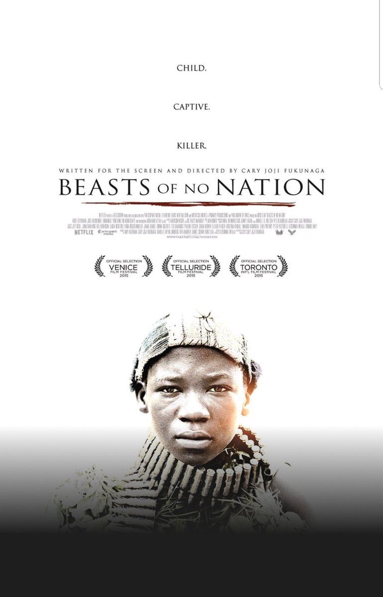 8_Sec_Film_Rev's tweet photo. #VaultReview
#BestOfNetflix/#2
🎬(2015)#BeastsOfNoNation🎬
"Idris Elba's performance is a powder keg. Ignites the screen. Attah's rendition of the fall from innocence is captivating.  Extraordinary in almost every way."
⭐⭐⭐⭐ #SeeIt #StreamIt https://t.co/zmqbWcyorQ