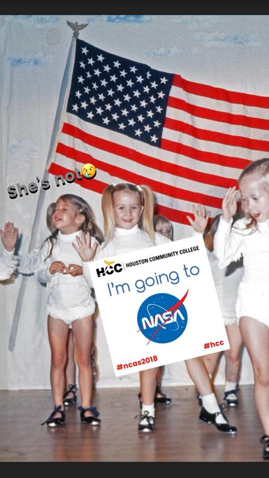 DMSHealthCoach's tweet image. I earned a trip to @NASA_Johnson to represent @HCCDistrict for #NCAS2018, where I will see what is happening behind the scenes, work with a #NASA scientist/engineer and compete in a rover competition. Learn how you can too: go.nasa.gov/1ZmWtrf #MUREP