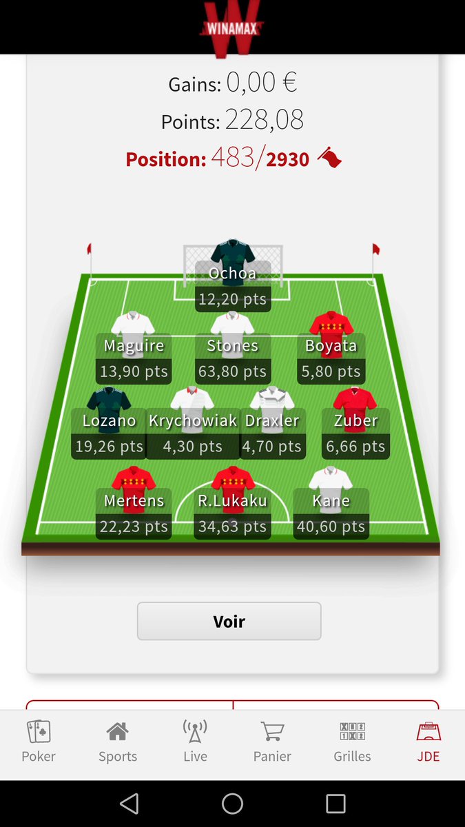 Pybet2's tweet photo. Résultat des courses sur les jeux #JDE de @WinamaxSport et #FPManager de @FrancePari.
JDE : 2 teams payées sur 4 pour un total de 12€74 pour 8 de miser. https://t.co/bckMWpSeEF