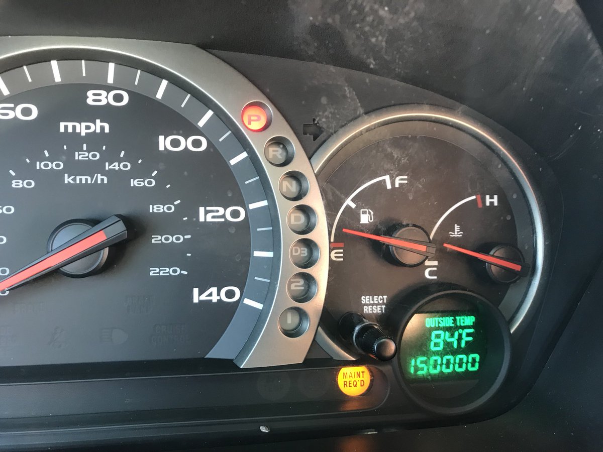 CFriesAZ's tweet photo. 150k on my 2004 Honda Pilot today.   Still a great ride and awesome SUV.  Kudos to  @Honda and @tempehonda https://t.co/Xp1e3NO2bE