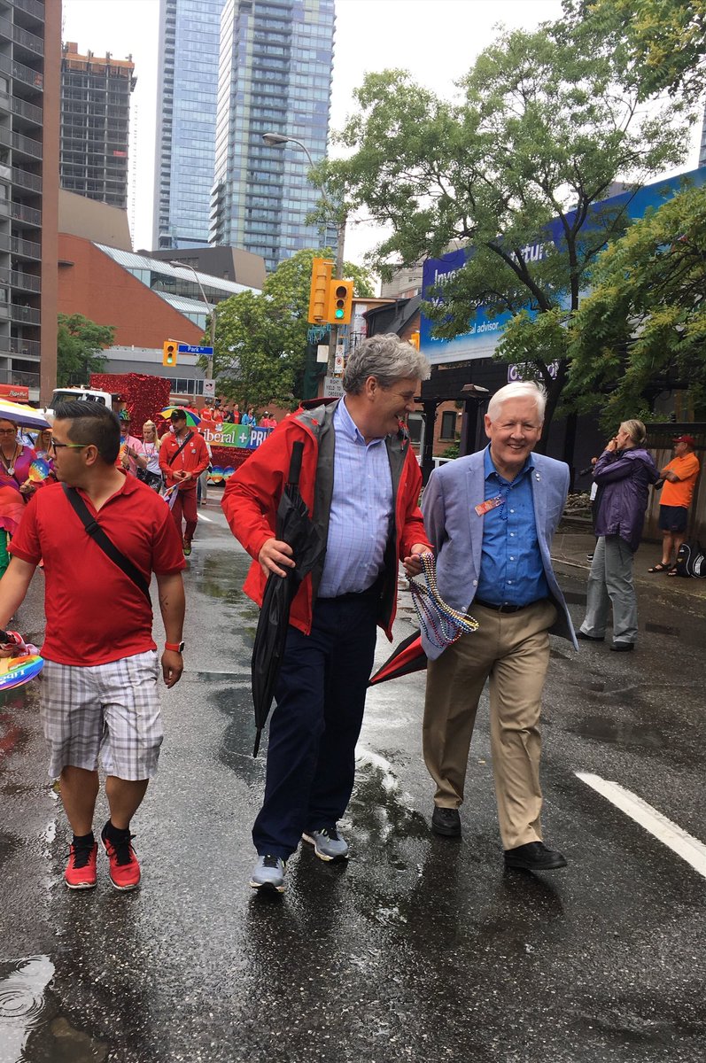 JohnFraserOS's tweet photo. Happy Pride! It was an honour to join my @OntLiberal and @liberal_party friends in the #PrideTO parade this afternoon. Such a wonderful occassion to celebrate love and diversity 🌈#Pride2018 https://t.co/dcNZ2KWUfo