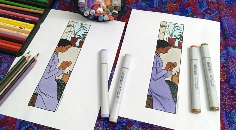 cleverpedia's tweet photo. Stepping Up from Flat to Shaded Coloring (Tutorial) https://t.co/gQ7TwaRDk5 https://t.co/5xFzte1y0H