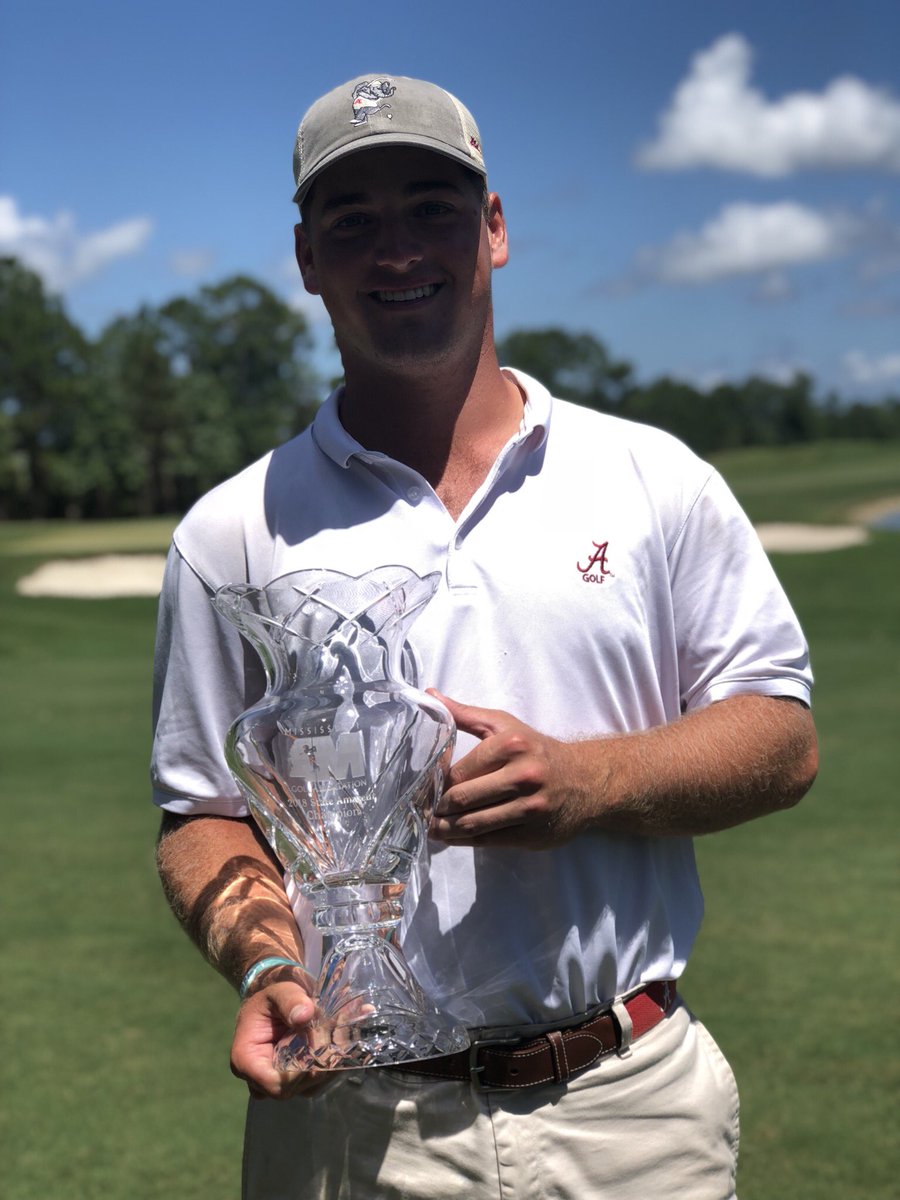 Wilson Furr earns the opportunity to play in a PGA Tour event. <a href="/AlabamaMGolf/">Alabama Men's Golf</a> freshman fires 69 today to win the Mississippi State Amateur by 11 shots.

Jackson native qualifies for spot in Sanderson Farms Championship

msnewsnow.com/story/38496371…

(PHOTO: MS Golf Association)
