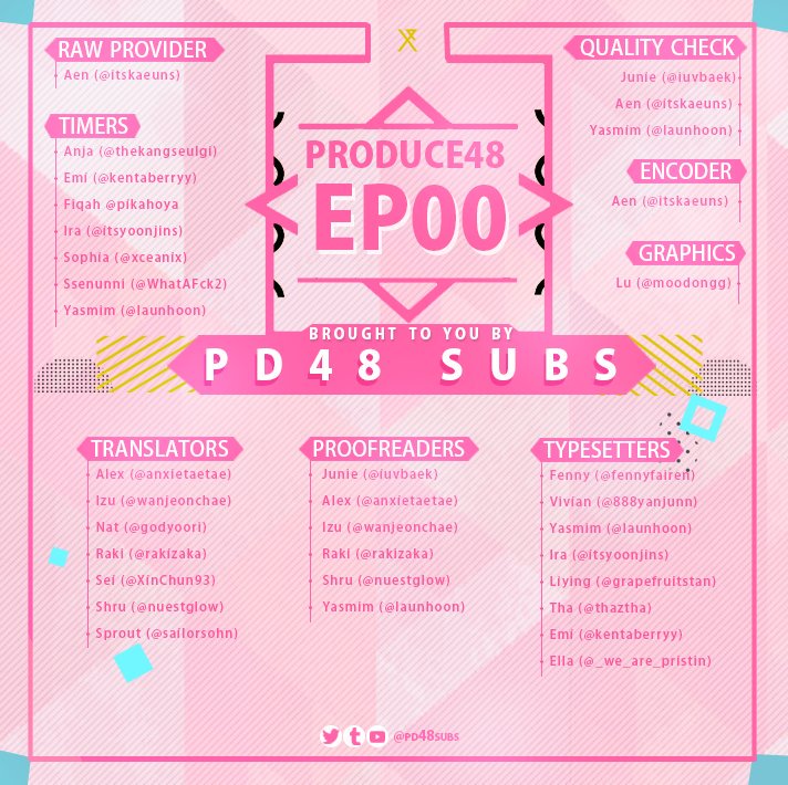 PD48 SUBS on Twitter: "[ENG SUB] PRODUCE 48 EPISODE 0 Subbed by