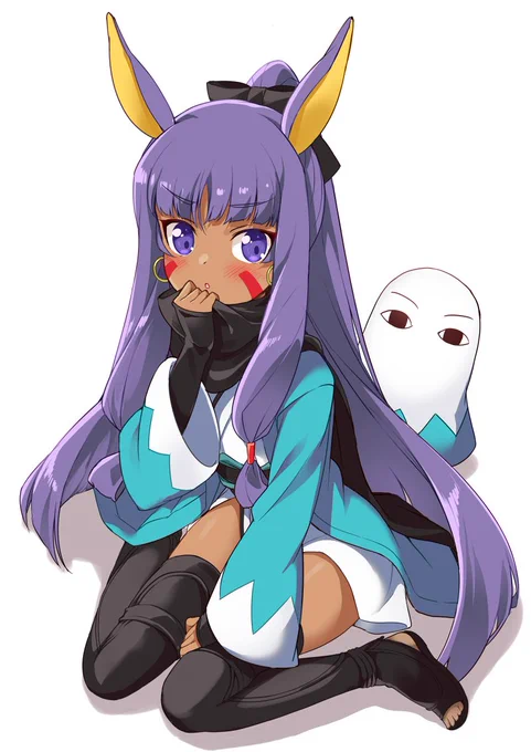 #FGOでマイルームランダム設定にして一番目に来た鯖に二番目に来た鯖の服を着せた絵を描く 
