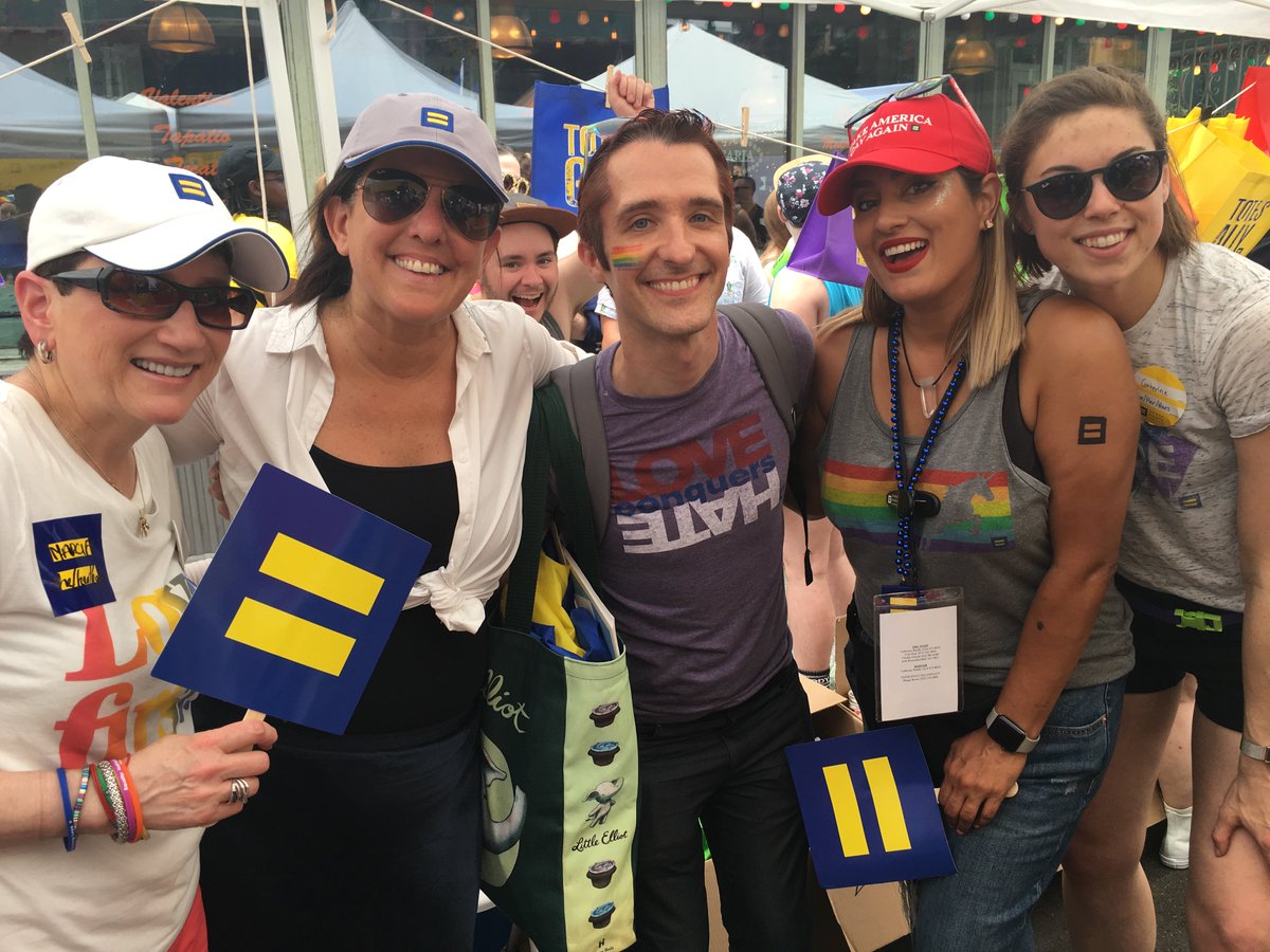 HRC at NYC Pride.