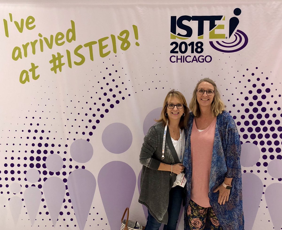julia_hancock4's tweet photo. Ready for our first #ISTE2018! Arkansas librarians are here to learn it up! @BMSMediaCenter1 https://t.co/H4tta4FvsS