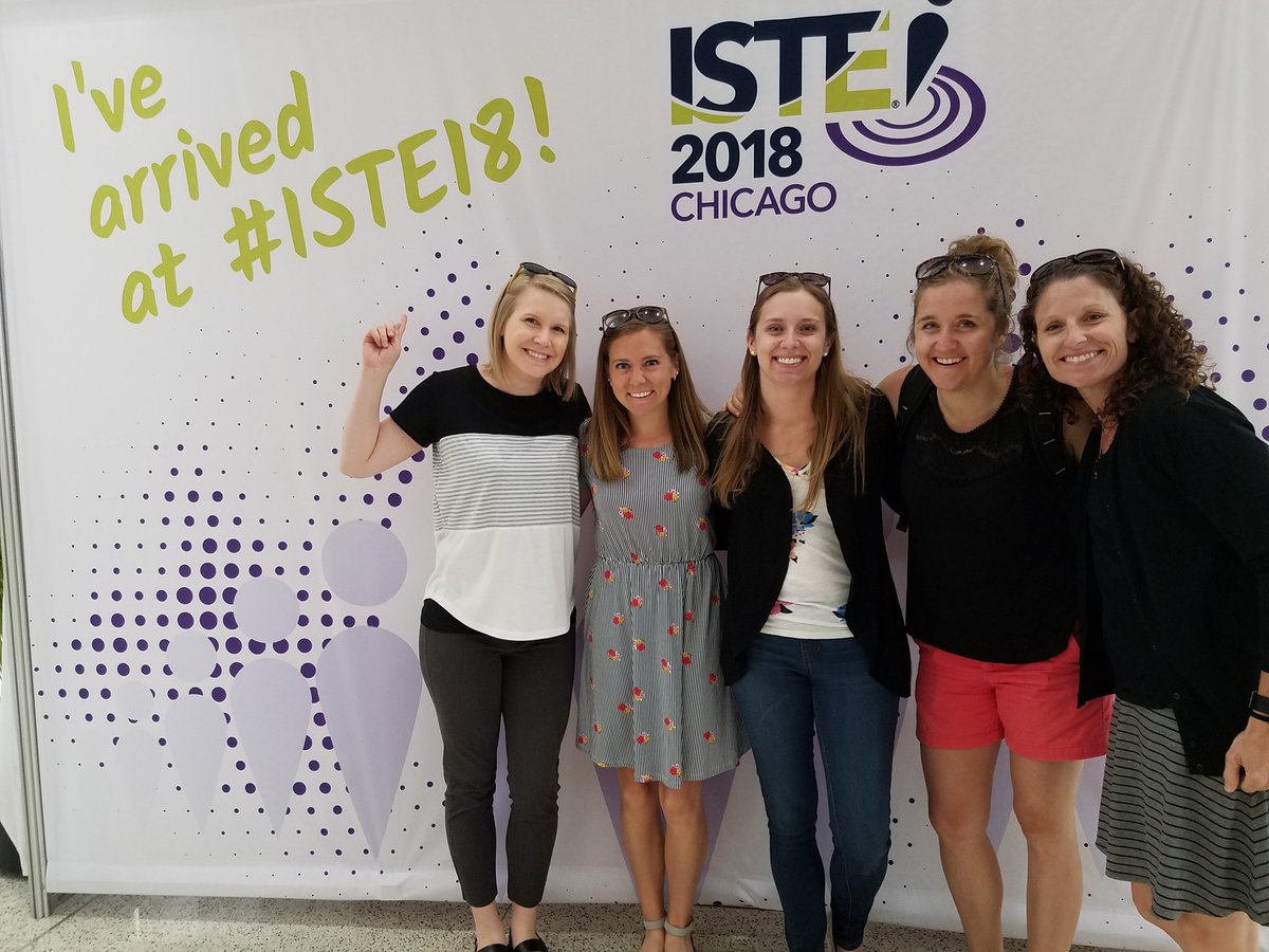 sandypittelli's tweet photo. We're here! #ISTE18 #SPdoesISTE https://t.co/m3faRBdbuA