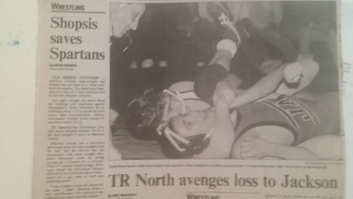 Happy birthday to my brother @RaritanWrestlin when i wrestling in hs i wanted to be as tough as this guy.Funny how things work out ive been blessed to coach with him for over 12 years now.I gained a mentor and a brother.#brotherhood#region6