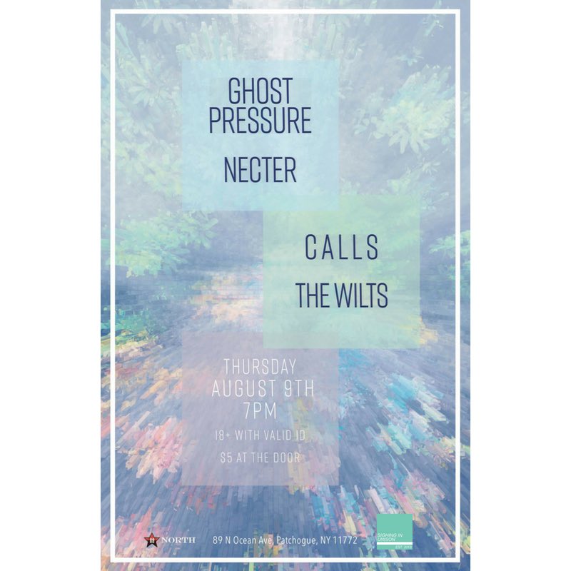 . <a href="/TheWiltsNY/">The Wilts</a> are back! Come see them August 9th with these great bands!