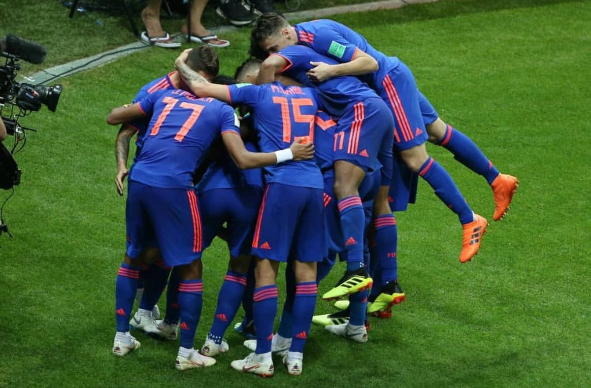 pastoreduardoc's tweet photo. Felicidades Colombia!!! Nos alegramos de esta victoria. #mundial2018 https://t.co/8iO1yzaSof