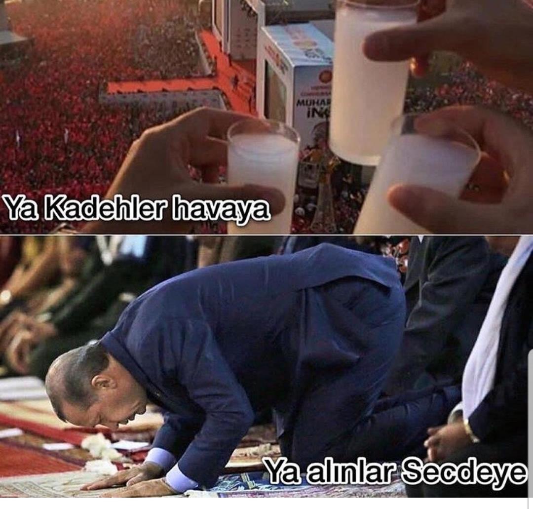 #BaşkanErdoğan
Ne yapsalar boş göklerden bir karar vardır..Kaderin üstünde bir kader vardır! Rabbim Başkan'ımızı,Rabia'mızı düşmanın şerrinden korusun!
Onlar; Mazlumların, zulüm gören tüm müslümanların umudu!
Alınlar secdeye geldi şükür
#İyiKiErdoğanVar
#ReisÇünkü Yeniden DİRİLİŞ