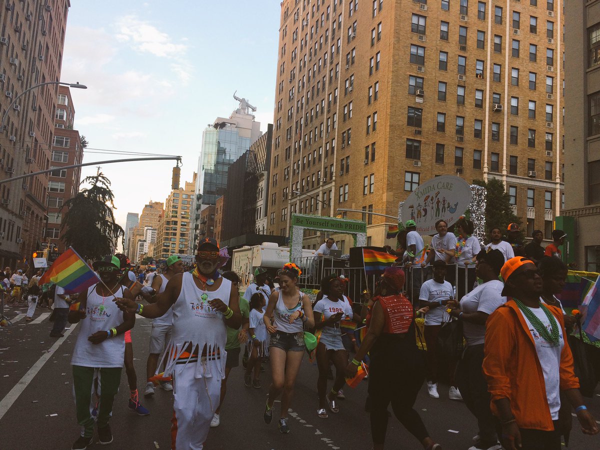 AmidaCareNY's tweet photo. .@AmidaCareNY is stepping of @NYCPrideMarch ! #DefiantlyDifferent #NYCPRIDE #BeYourselfwithPride! @NYCPride #prideparade #PrideMarch https://t.co/xI3SoBRFO4