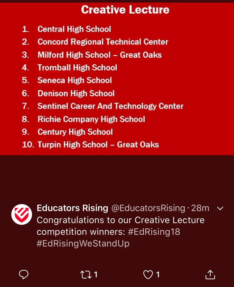 Seneca High School tweet media