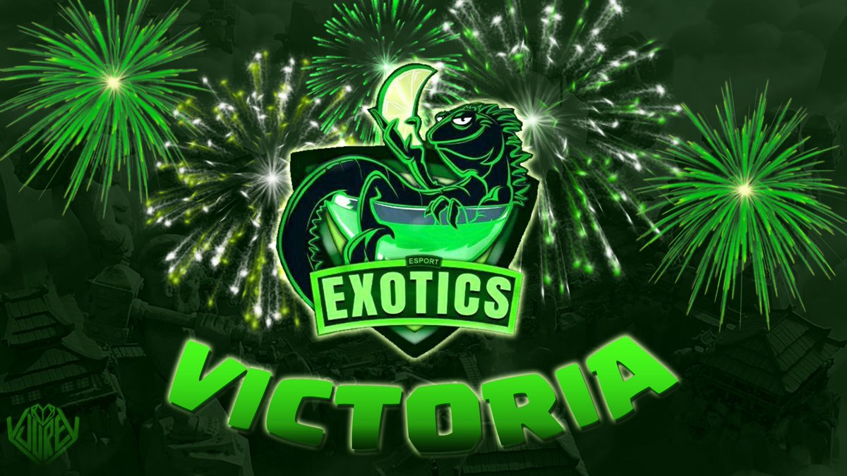 📒Fecha: 25/06/18
🔪Rival: <a href="/SteelEaglesREV/">Steel Eagles REV</a> 
🏆 <a href="/TitansCup_CR/">Titans Cup</a> 

Salimos victoriosos de un duro encuentro que se resolvió con un marcador de 2-1 (1-3)(3-0(3-0) damos un gran paso de cara al pase a la siguiente ronda.  #GoExotics 

👑MVP👑
@NovaKal_El