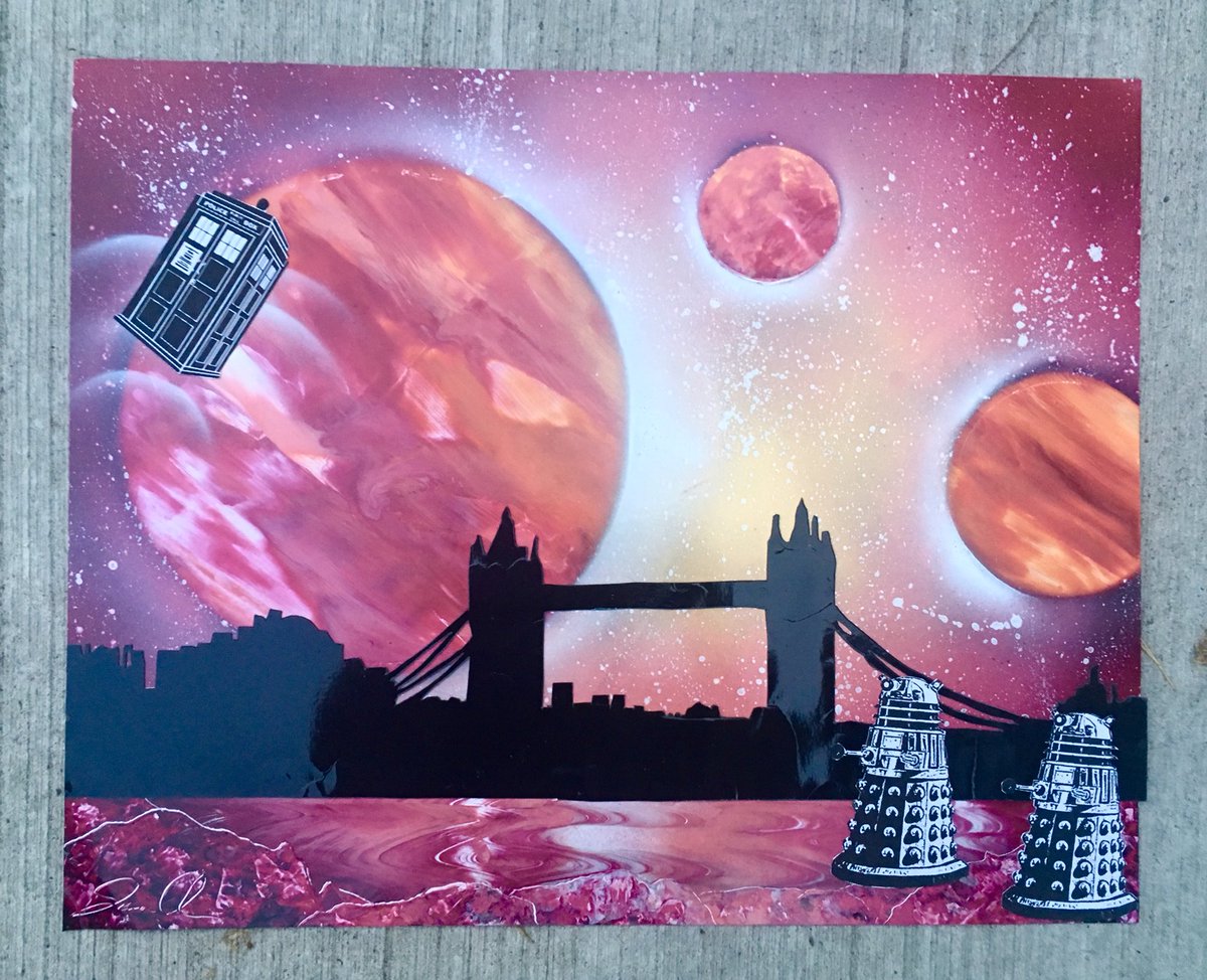stellarsprays's tweet photo. My latest commission! #DoctorWho #dahlek https://t.co/QOR8y8msHF