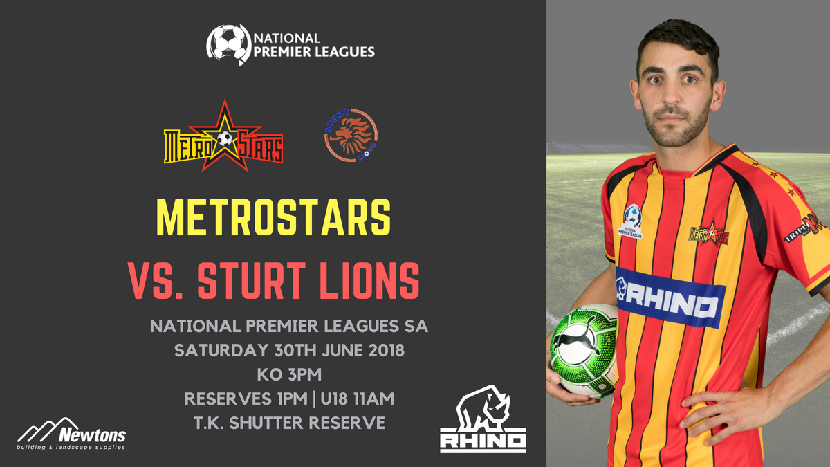 NE_MetroStars's tweet photo. Back at home this week!
π Sturt Lions
β° 3PM
π T.K Shutter Reserve
π± #MetroStars #MSvSL https://t.co/pu9GFoBJFb