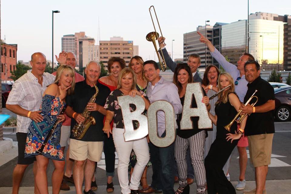 BeSocialHeart's tweet photo. You all are INCREDIBLE! Over 340 of you showed up to Art That Blows and helped raise over $25,000 for Band of Angels!
🎷🎻🎺
Thank you to all our sponsors! Be sure to head over to our Facebook page to see all the pictures. https://t.co/eHdpM3Rhty