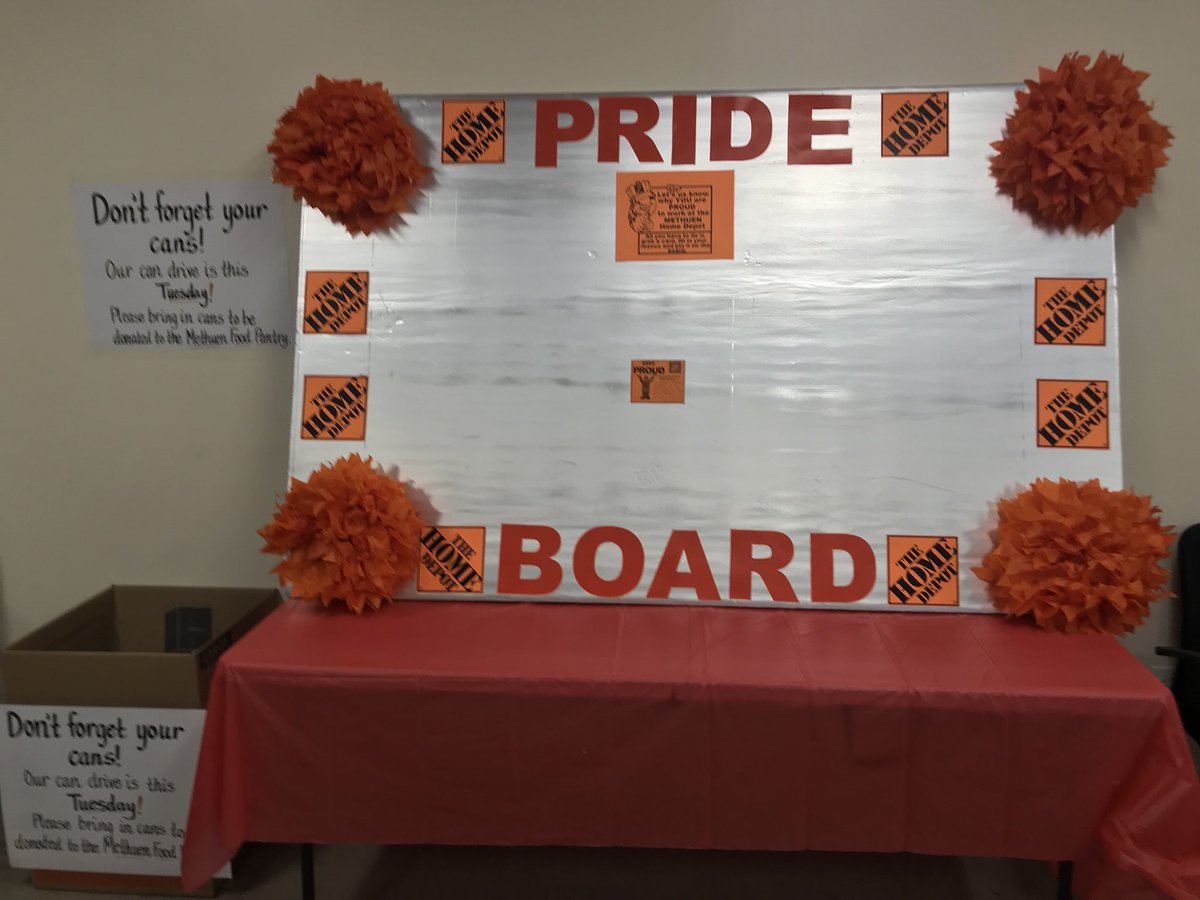 Travis_RandTHD's tweet photo. Sneak peak!!!  “Respect for our people”Day one of PRIDE week starts tomorrow at 2685. Let’s start it out by sharing why YOU are proud to be a part of this Incredible team. Stay tuned for a week to remember forever @unclejon206 @2685_a @homedepotjennb @JasonArigoni https://t.co/bkAK25pyPP
