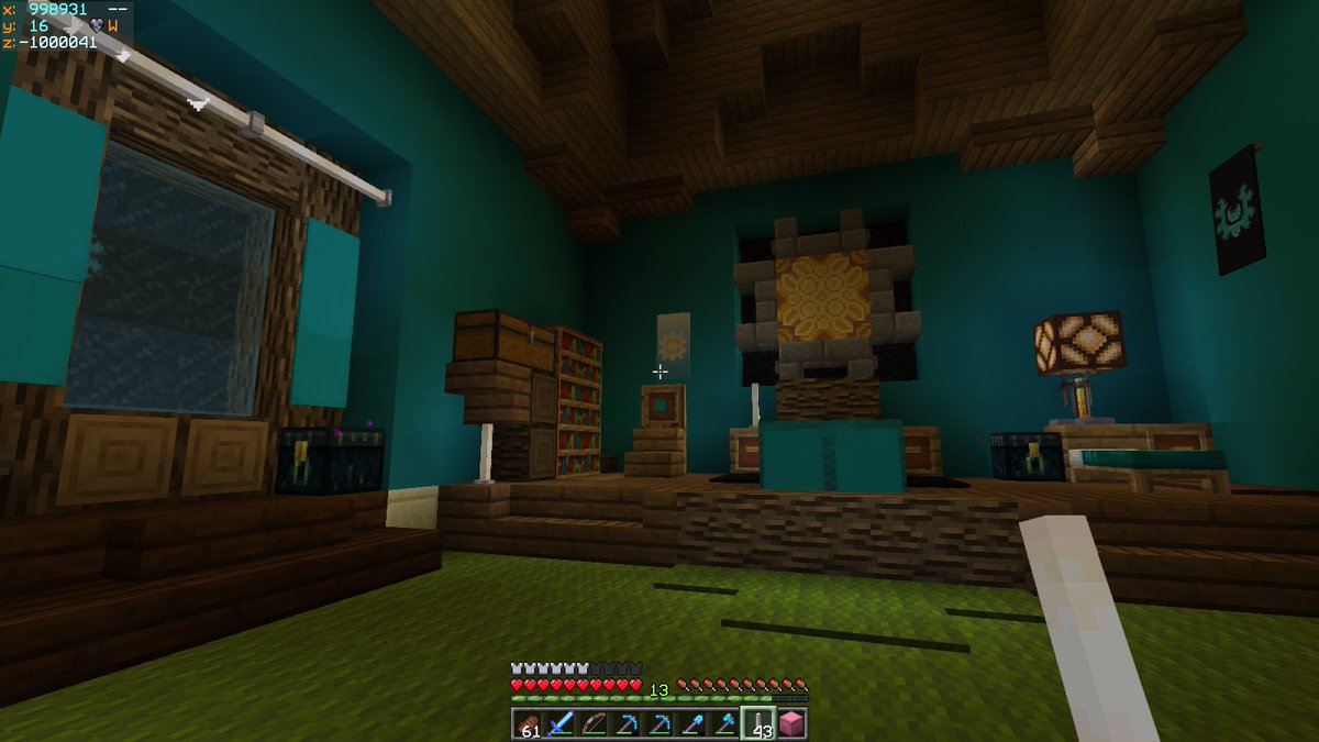 ForeverMaster0's tweet photo. @ElectricHamstar @EmpireMinecraft I finally made my Hobbit home for SMP1 Stream Community Base, or some other name.

Also, this is the first time I used an X-OR gate, ever. https://t.co/E7qkfdNOf6