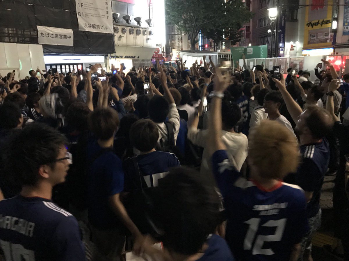 渋谷テレビ観戦